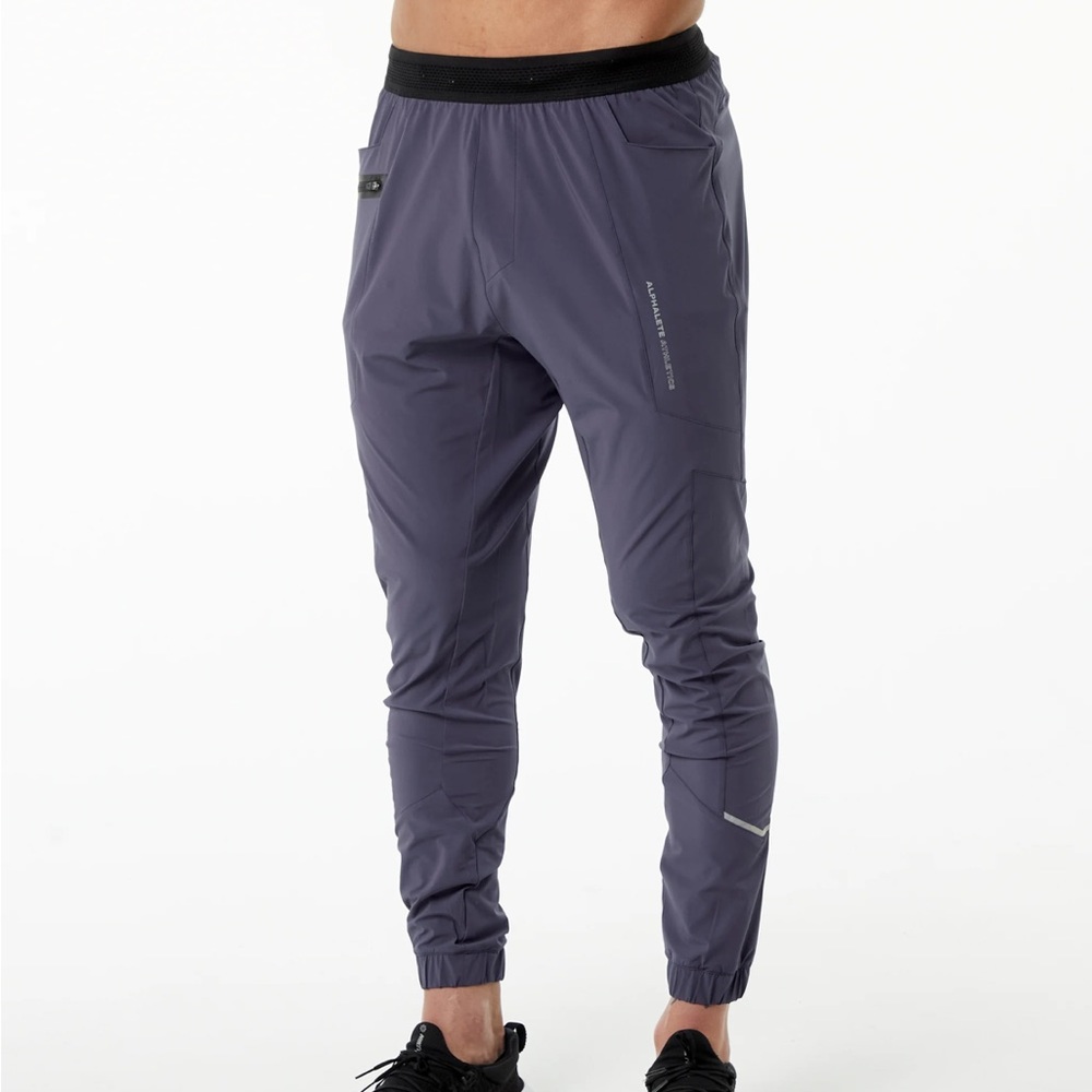 ALPHALETE BLACK JOGGERS